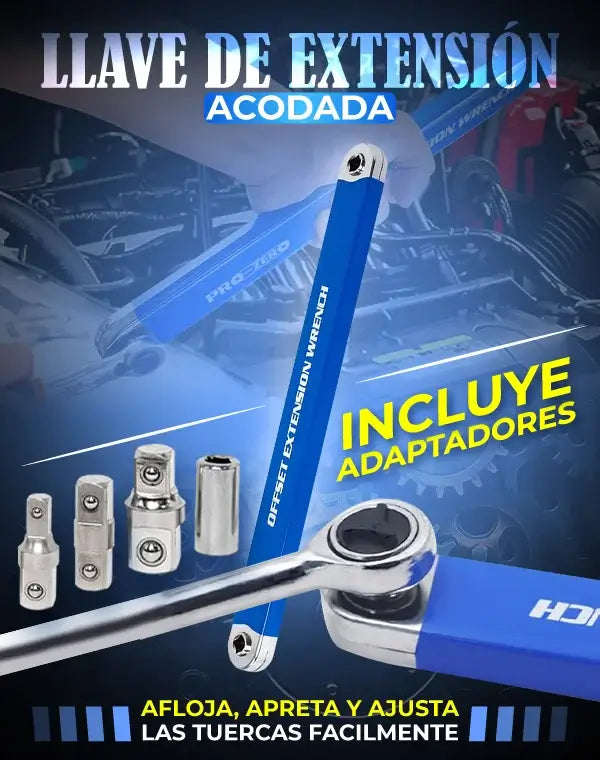 LLAVE DE EXTENSIÓN ACODADA PRO