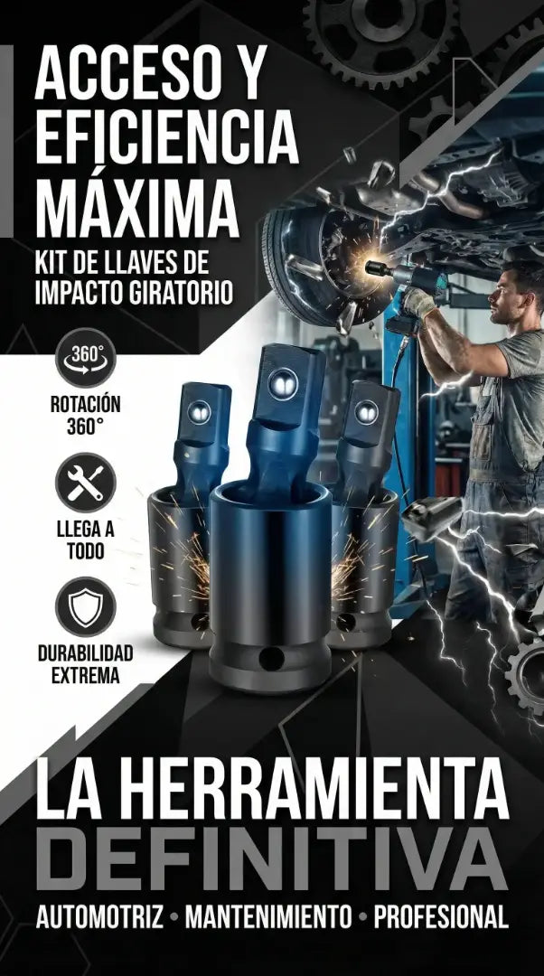 KIT DE LLAVES DE IMPACTO GIRATORIO