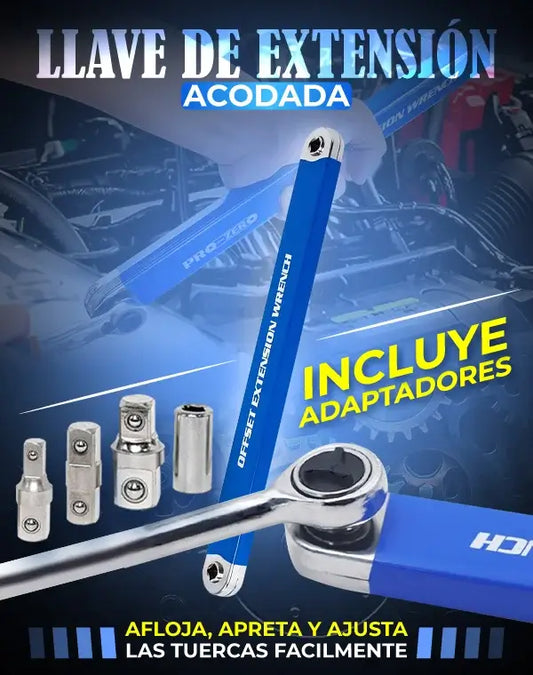 LLAVE DE EXTENSIÓN ACODADA PRO